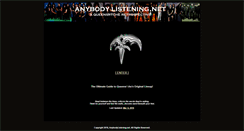 Desktop Screenshot of anybodylistening.net